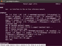 Linux中查看文档，格式化输出，软件管理相关的命令